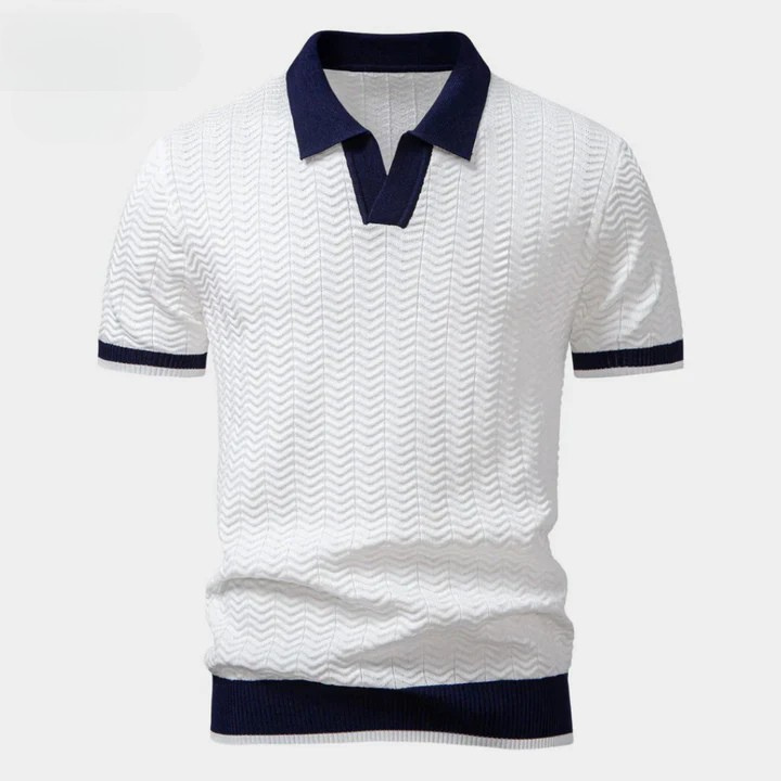 [Bundle Duo] Monaco Textured Knit Polo